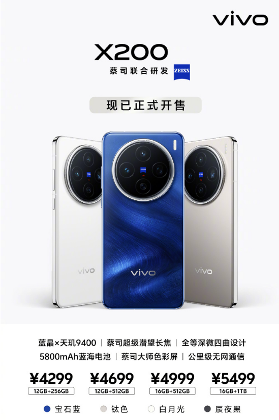 vivo x200有货就赶紧买吧，我怕你拍照被别人比下去