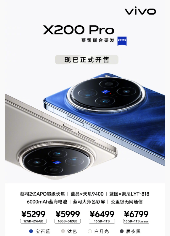 双十一购机指南，新发布的vivo x200系列值得入手
